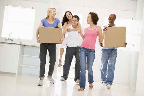 Student removals service helping with boxes in Shepherdsbush