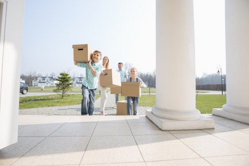 Packing and boxes for a home move in Shepherdsbush