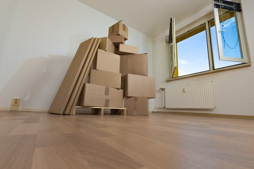 Man and van vehicle ready for a local move in Shepherds Bush
