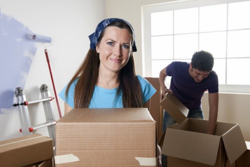 Professional commercial moving service handling retail relocation