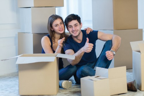 Local moving team handling access and parking challenges in West London