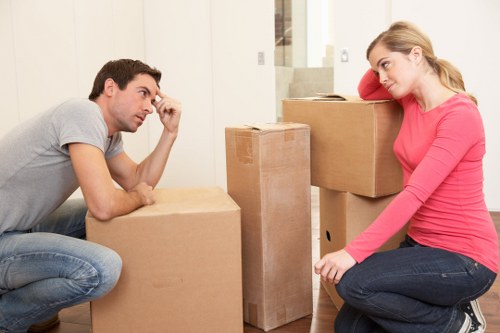 Careful loading for a flat move in Shepherds Bush