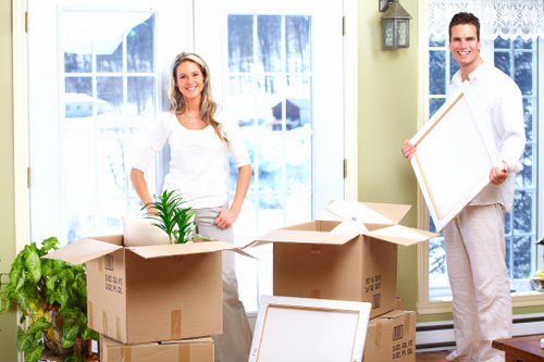 Shepherds Bush flat move with a removals van