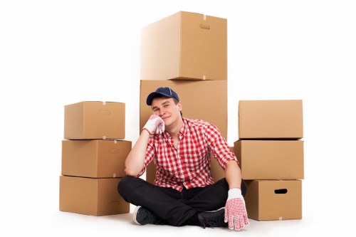 Furniture being carefully handled during a Shepherdsbush home relocation